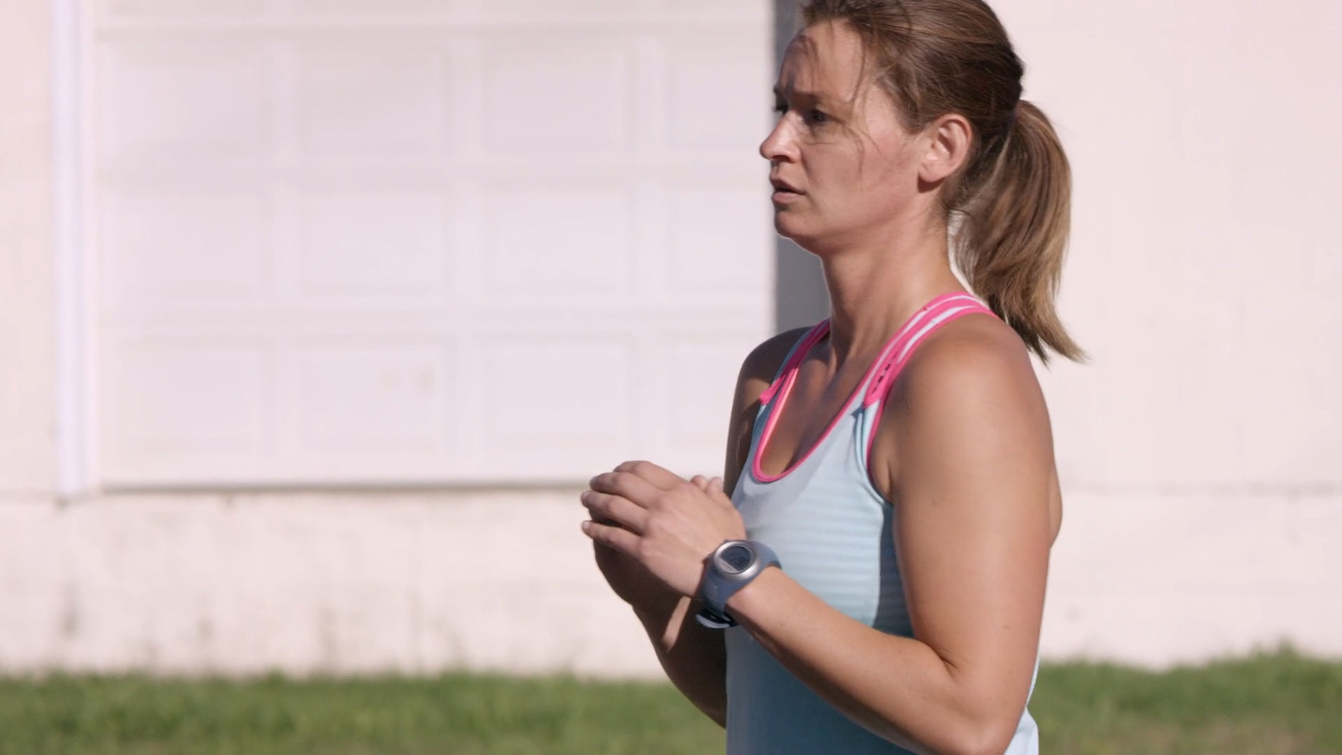 Still from Columbia Strength and Conditioning Commercial