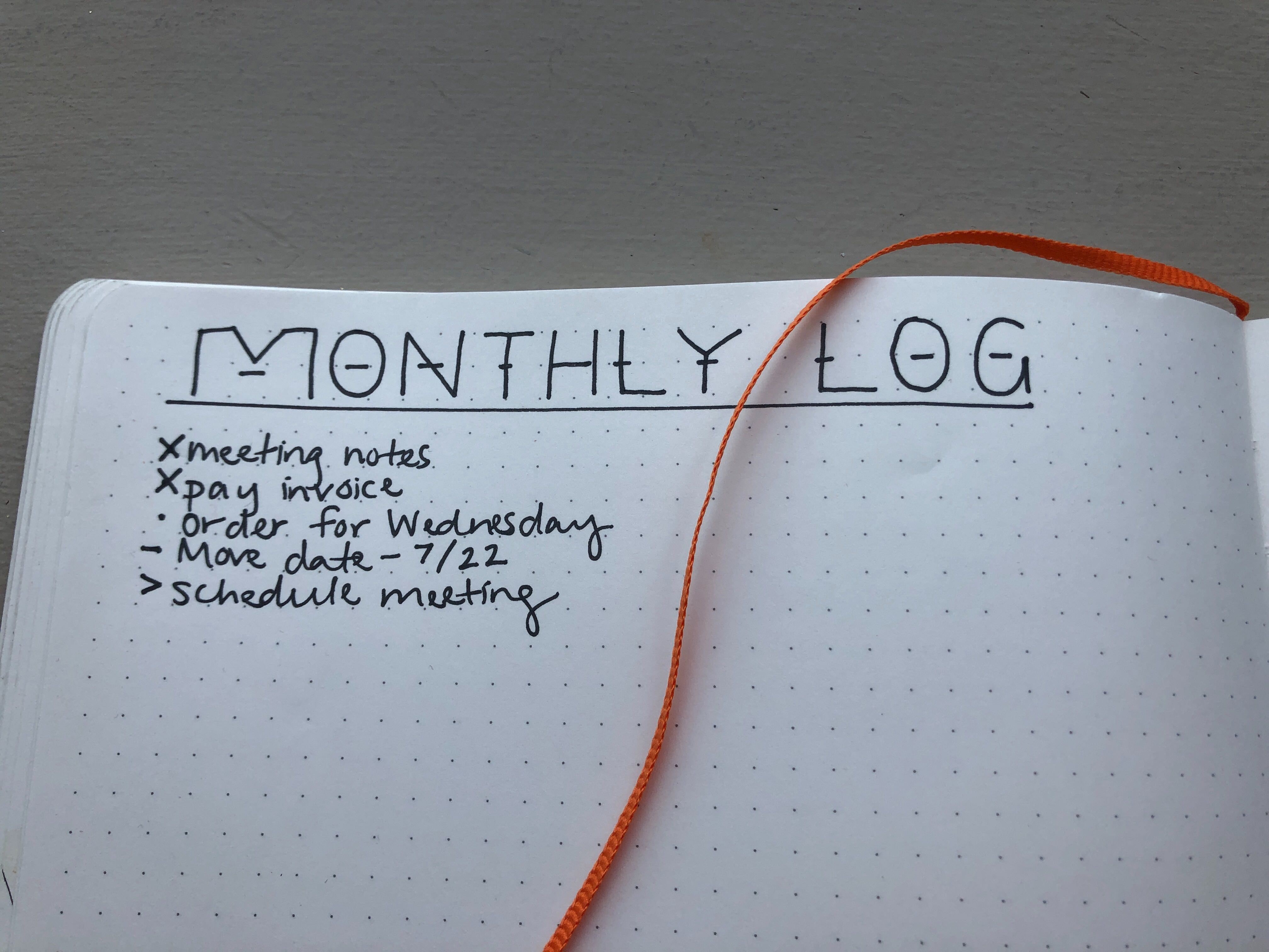 bullet journal